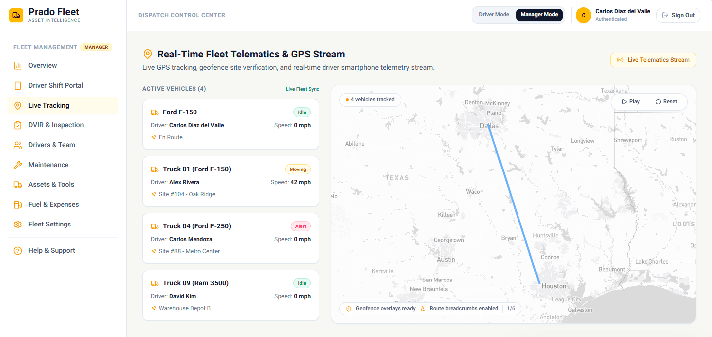 Mobile DVIR Inspections & Compliance