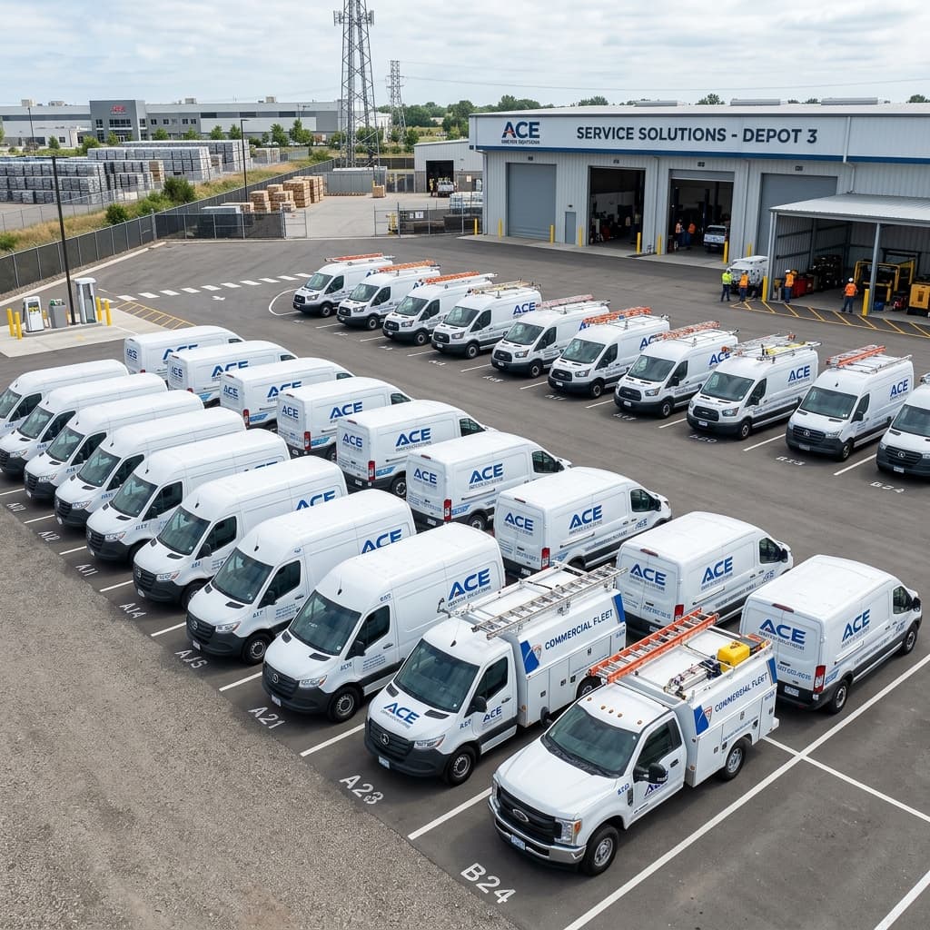 Prado Commercial Service Vans & Utility Trucks Fleet